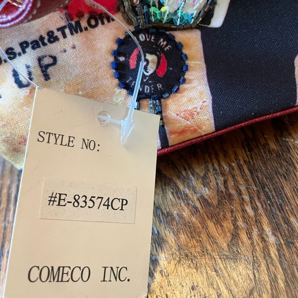 Elvis Presley Purse Tote Bag By Ashley M. Beads Guitar America flag bag - Picture 5 of 9